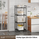 Multi-level kitchen storage rack