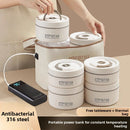 Electric Insulated Lunch Box with Heating and Microwave Safe