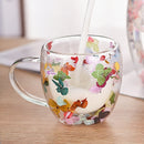 Household borosilicate double-layer glass cup