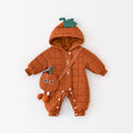 Baby Jumpsuit Go Out In Winter Children's Thickened Cotton-padded Clothes