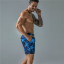 Men's Quick-drying Printed Swimming Trunks Beach Shorts