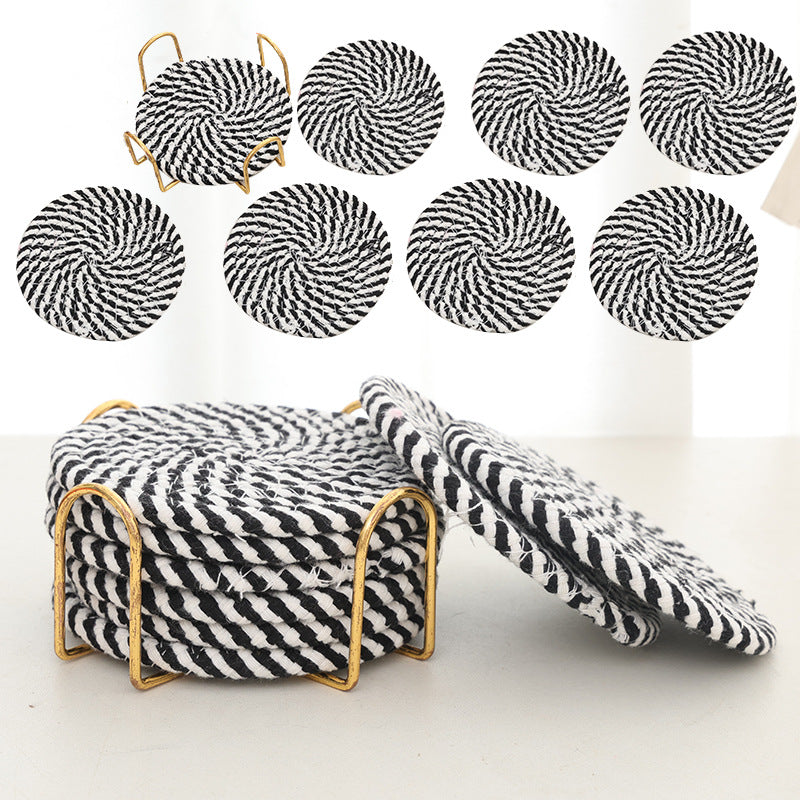 Woven teacup MATS and tea MATS