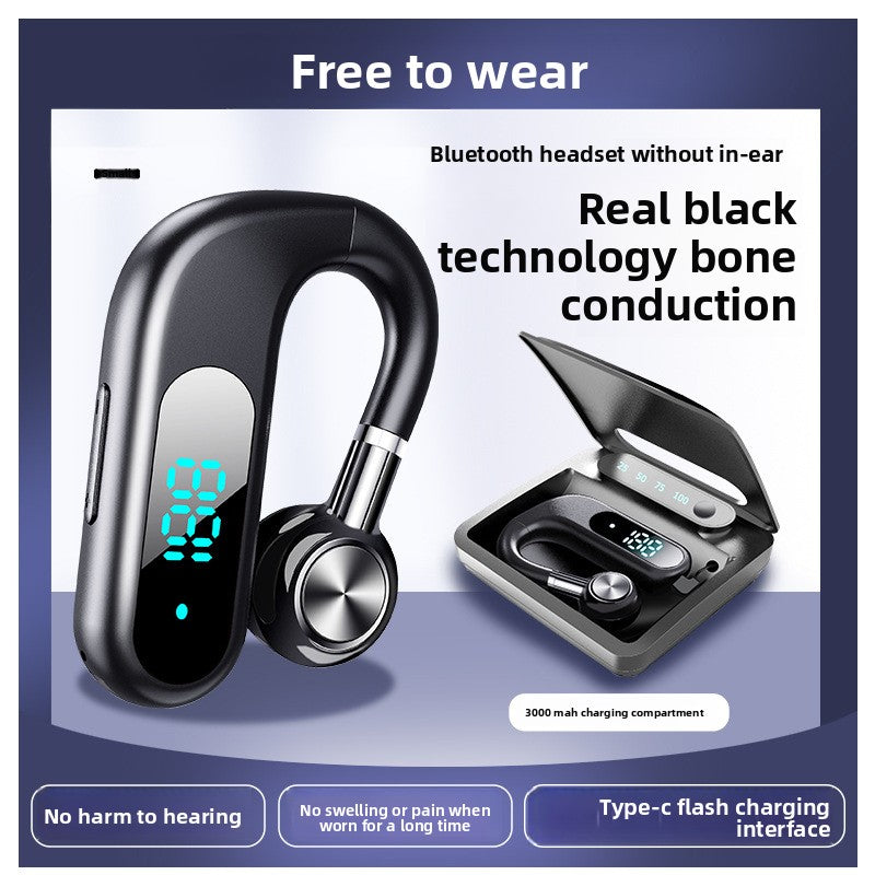 Ear-Mounted Bluetooth Headset Wireless Air Conduction Ultra-Long Standby Life