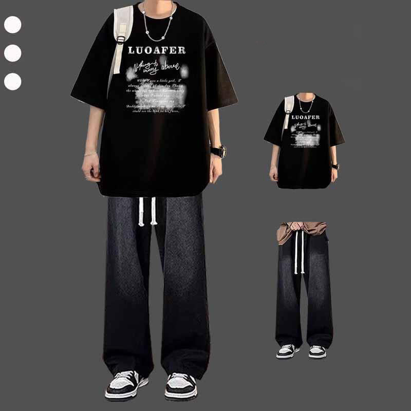 Short-sleeved T-shirt Men's Summer Suit