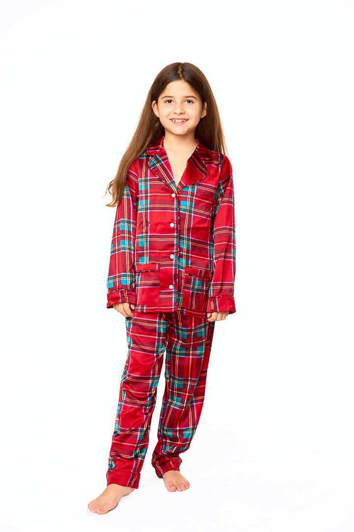 Parent child outfit European and American Christmas pajamas set printed home clothes for women - TrendTrove