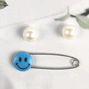 Baby Child Safety Pins Smiley Pins Plastic Safety Pins Medium Size About 40 Large Size About 55 mm