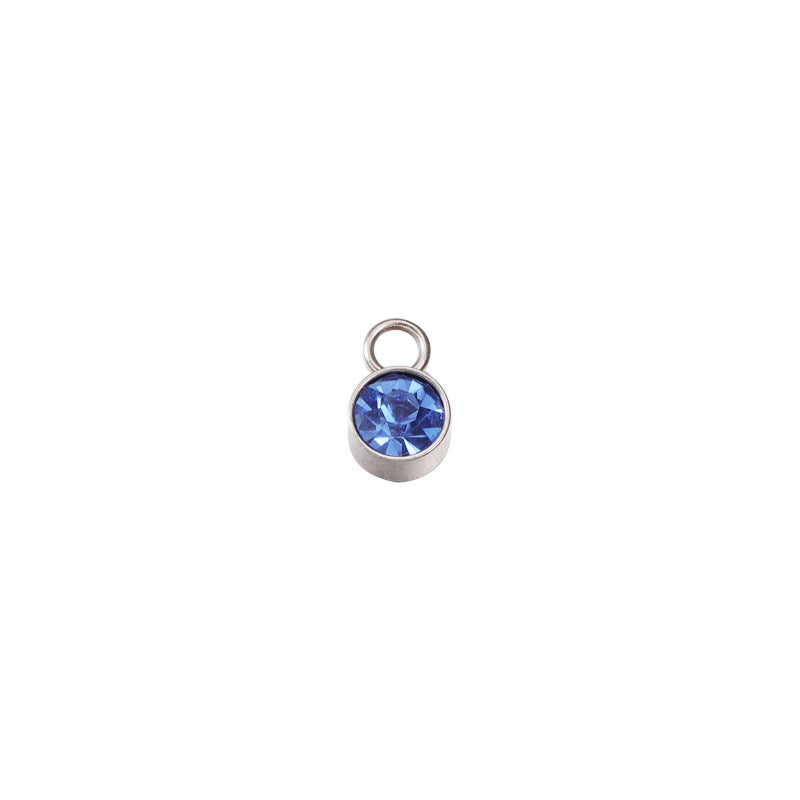 Stainless Steel Birthstone Pendant