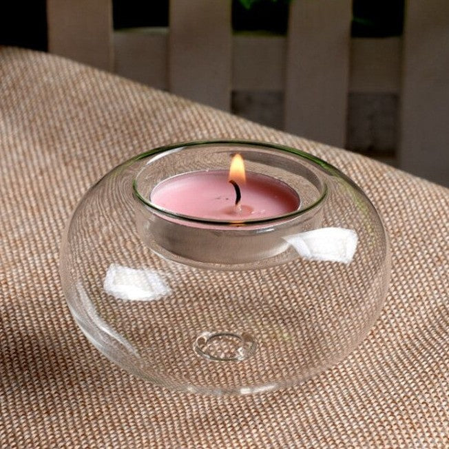 glass candle holder