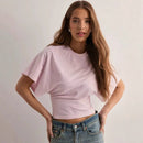 Round Neck Short-Sleeved T-Shirt