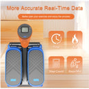 CD Monitor Downloads Home Office Exercise 330LBS Capacity Mini Stepper With Resistance Bands And LCD Monitor