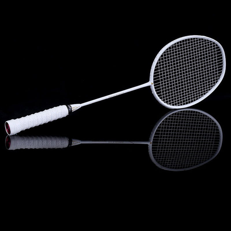 Full Carbon Badminton Racket Single Shot Attack Training