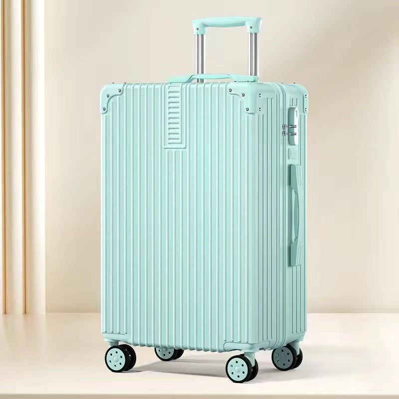 Retro Silent Wheel Travel Luggage Suitcase with Combination Lock