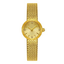 Simple Retro Copper Mesh Small Gold Watch Women's Internet Celebrity Explosive Exquisite Casual Light Luxury All-match Elegant
