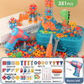 Children's Toy Electric Drill DIY Repair Screw Tool Box
