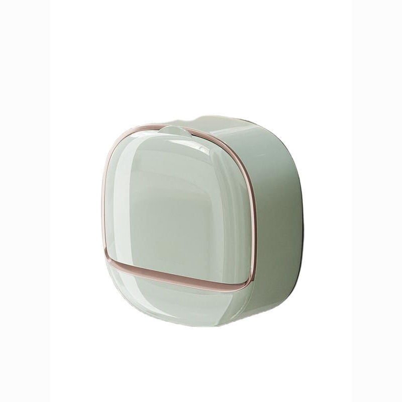 Wall-Mounted Soap Dish with Drip-Dry Design