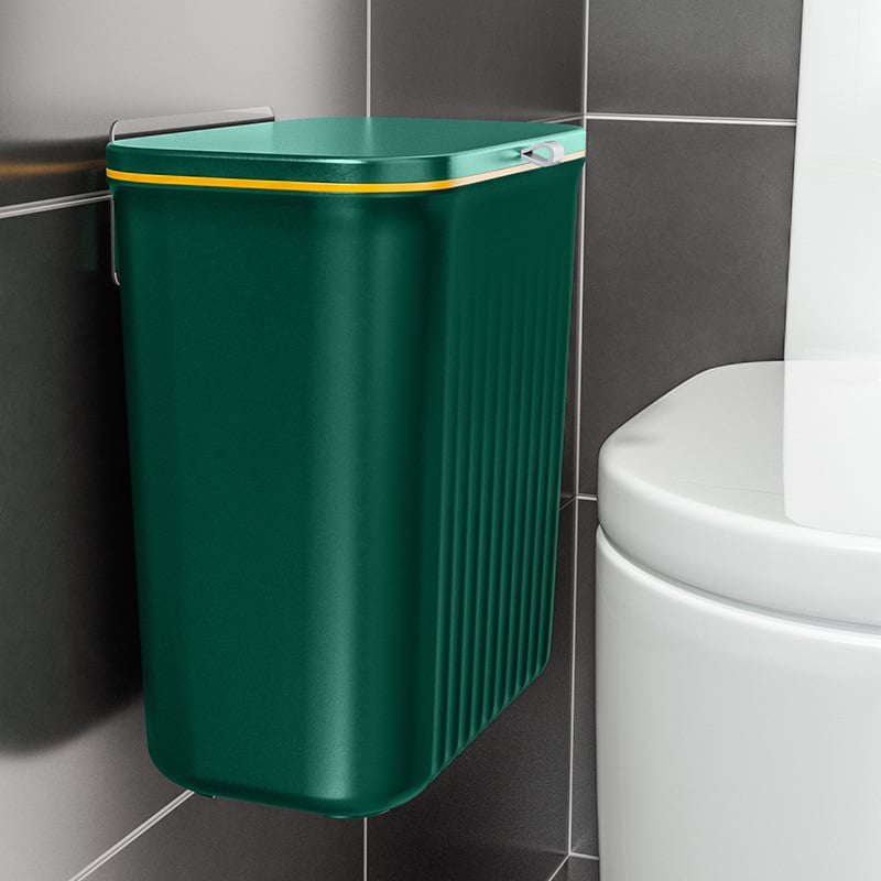 Wall-mounted kitchen trash can