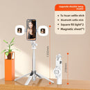 Magnetic Bluetooth Selfie Stick with Fill Light