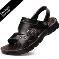 Men's Leather Sandals with Anti-Slip Sole