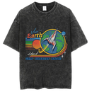 Washed and distressed T-shirt