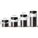 Vacuum Sealed Jar Food Grade Borosilicate Glass Storage Jar Kitchen Dispensing Bottle Tea Coffee Bean Storage Jar