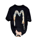 Loose and simple, versatile pure cotton short-sleeved T-shirt