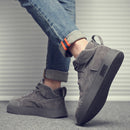high-top canvas shoes for men