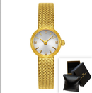 Simple Retro Copper Mesh Small Gold Watch Women's Internet Celebrity Explosive Exquisite Casual Light Luxury All-match Elegant