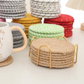 Woven teacup MATS and tea MATS