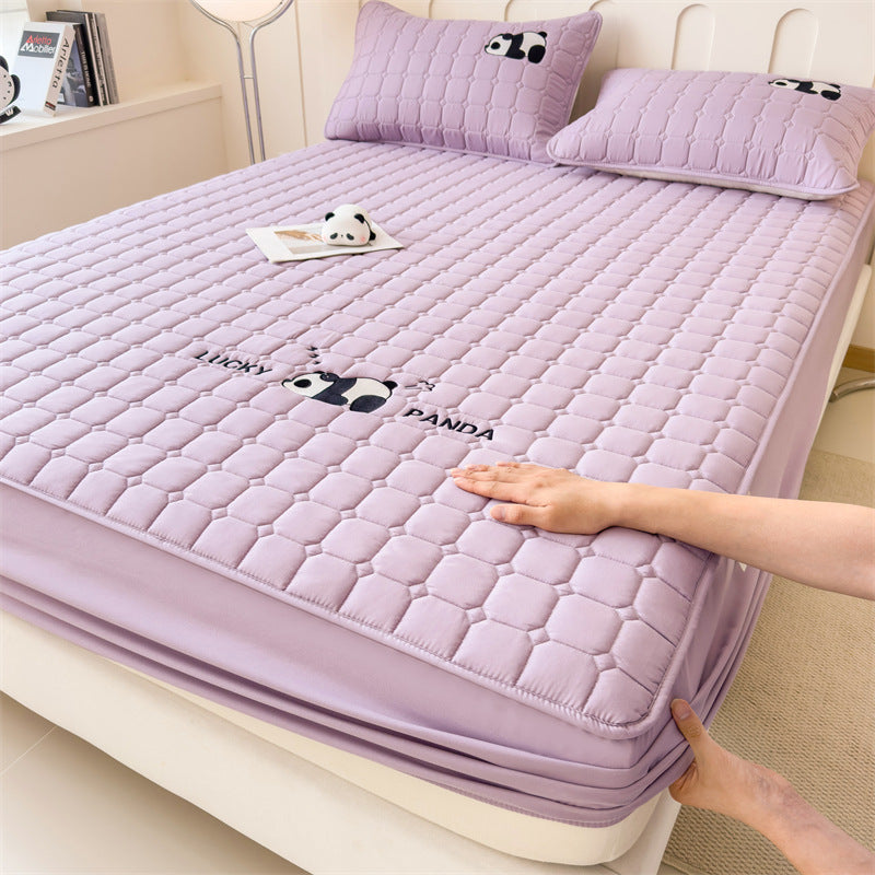 Class a Raw Cotton Soy Fiber Quilted Bed Sheetss All-Inclusive