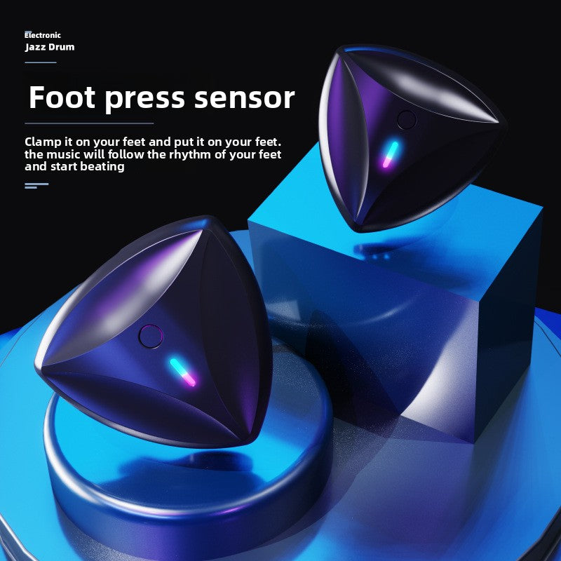 Portable Electronic Drum Set for Beginners with 5 Drums and 4 Cymbals