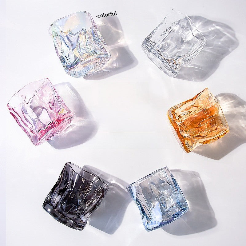 Twisted Whisky Glass Household Drinking Cup