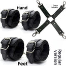 Plush Bondage Handcuffs and Foot Cuffs Set for Couples