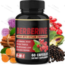 Berberine Turmeric Dietary Supplement Capsules