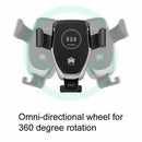 10W QI Wireless Fast Car Charger Mount Holder Stand Automatic Clamping Charging