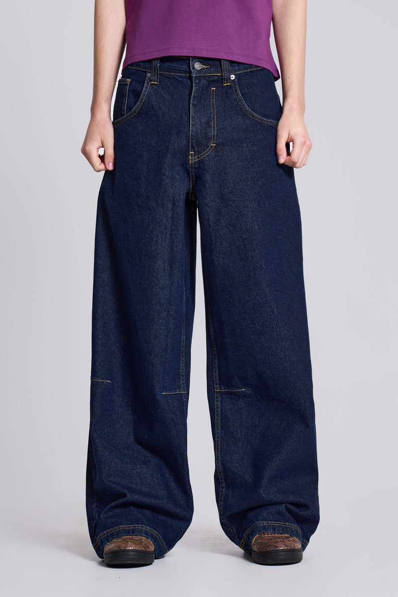 Jaded London Light Wash Colossus Fit Jeans