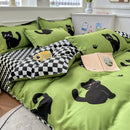 Sábanas minimalistas de algodón puro para el hogar