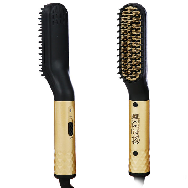Mini electric beard styling comb for men