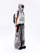 Make an old-style hip-hop short-sleeved shirt