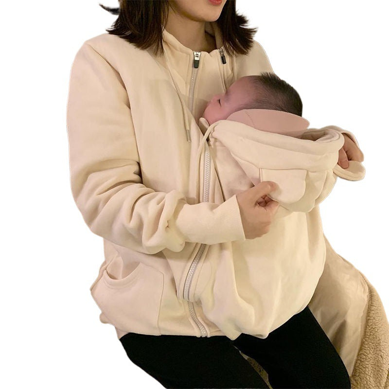 Lactation Sweatshirt and Velvet Jacket