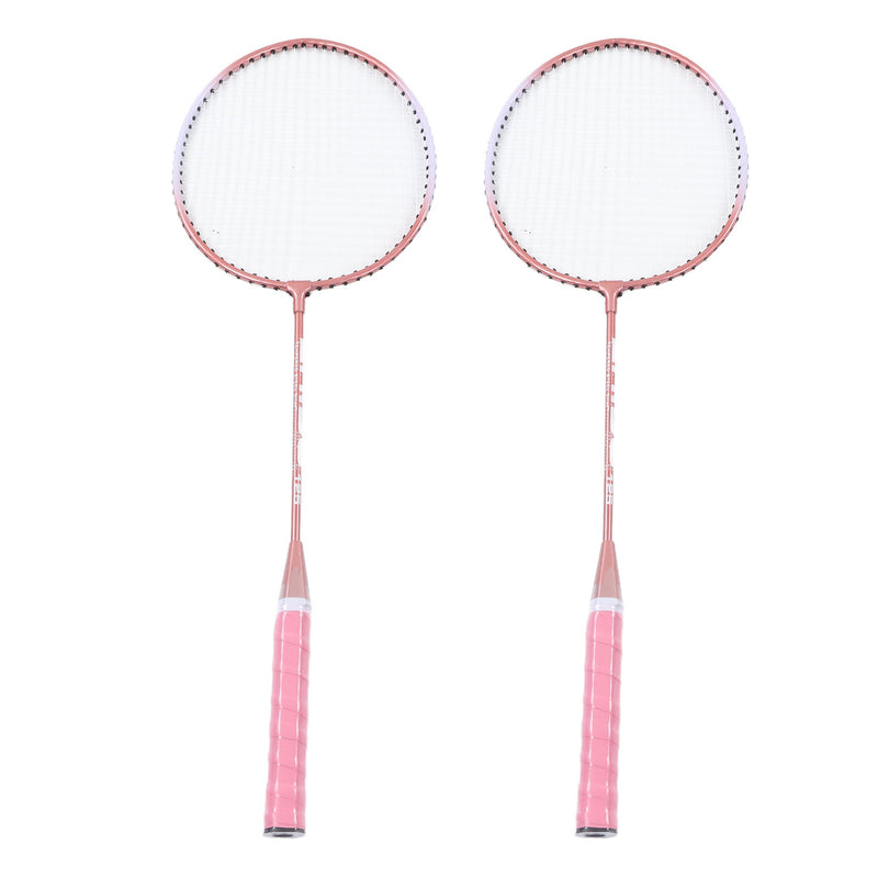 Badminton Rackets Pink Professional Separate Iron Alloy Badminton Rackets for Beginners Student Training