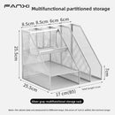 Metal File Organizer Office Document Storage Rack