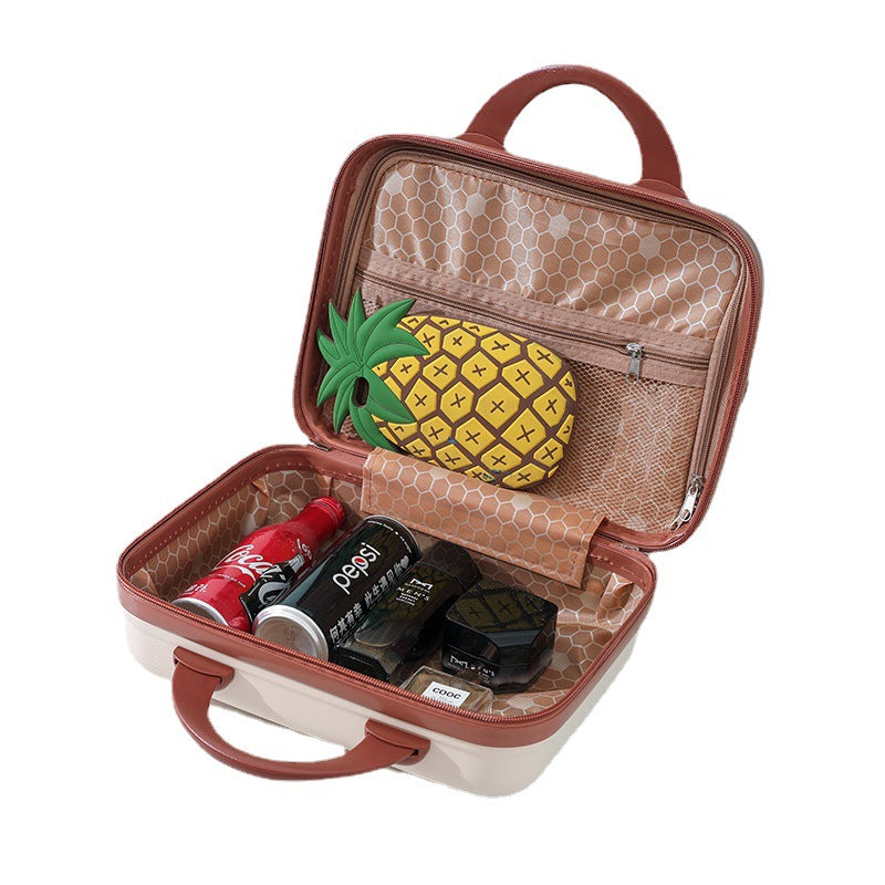 A 14-inch mini cosmetic case for hand luggage