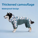 Camouflage dog coat