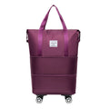 Double-layer Extended Large Capacity Travel Bag Dry Wet Separation Lightweight Maternity Package Coverable Handle
