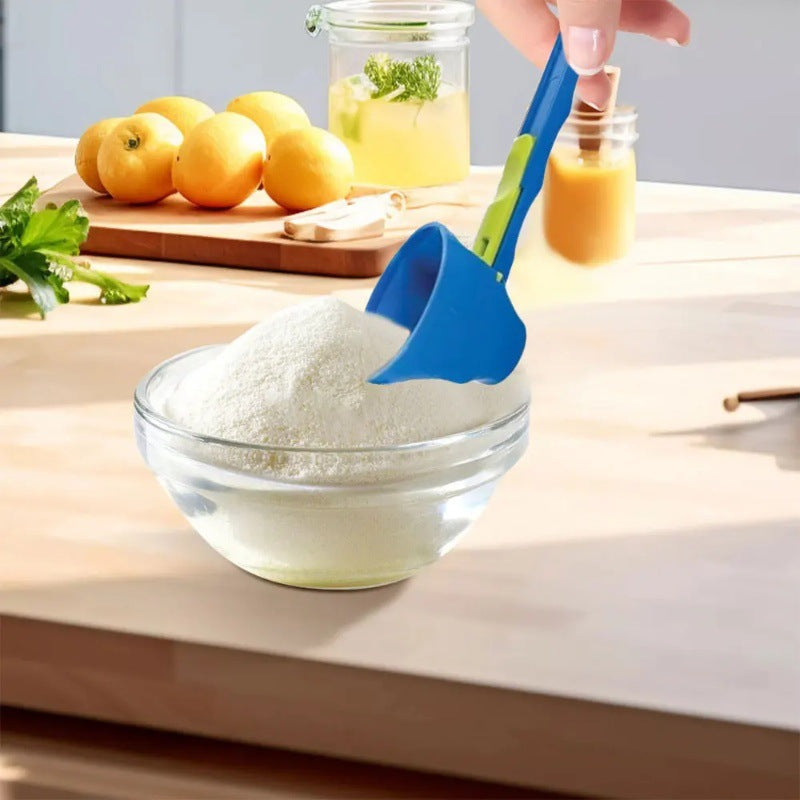 Protein powder leak-proof measuring spoon