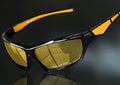 Men's polarized sunglasses and colorful film windshields