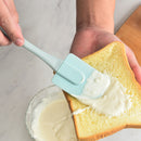 in stock food grade high temperature resistant detachable silicone scraper oil brush spatula baking cream cake spatula 3 piece set