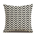 Linen Pillow Cover Striped Polka Dot Throw Pillowcase