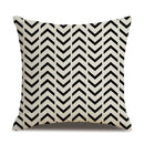 Linen Pillow Cover Striped Polka Dot Throw Pillowcase
