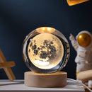 Galaxy Crystal Ball night light